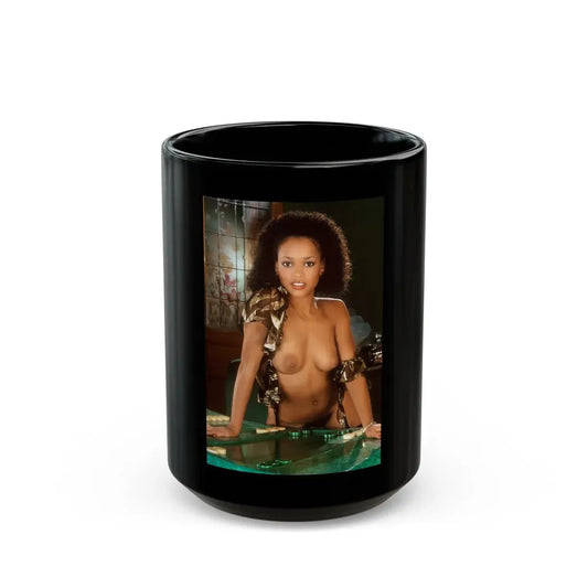 Ola Ray #47 (Vintage Female Icon) Black Coffee Mug 15oz - Go Mug Yourself
