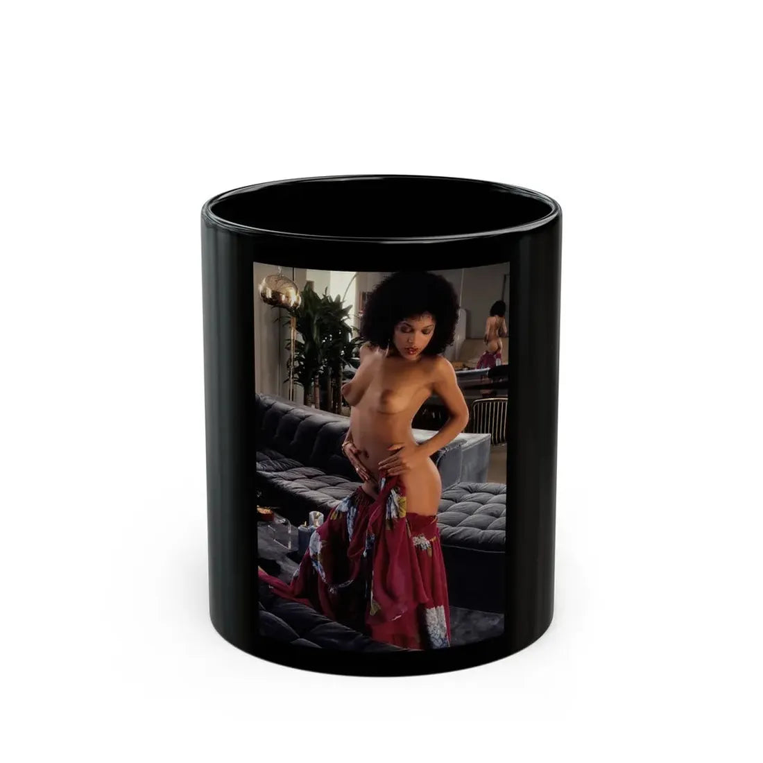 Ola Ray #52 (Vintage Female Icon) Black Coffee Mug 11oz - Go Mug Yourself