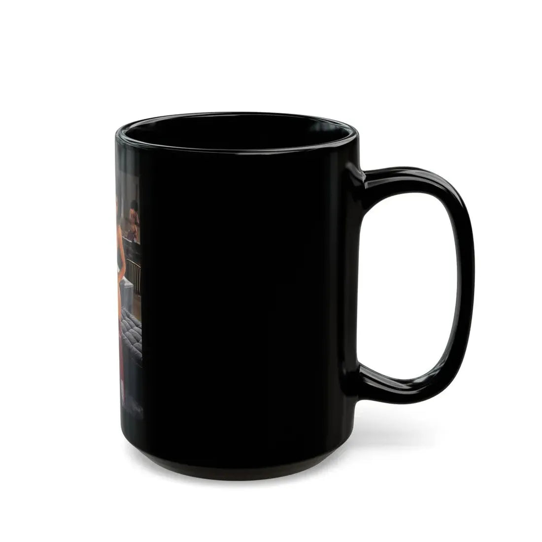 Ola Ray #52 (Vintage Female Icon) Black Coffee Mug - Go Mug Yourself