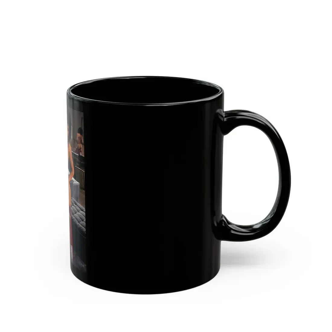 Ola Ray #52 (Vintage Female Icon) Black Coffee Mug - Go Mug Yourself