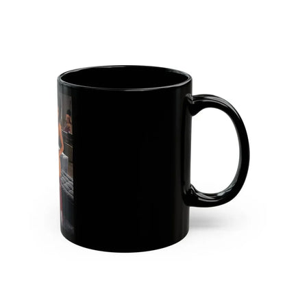 Ola Ray #52 (Vintage Female Icon) Black Coffee Mug - Go Mug Yourself