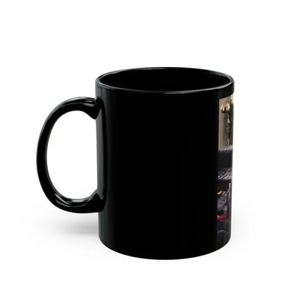 Ola Ray #52 (Vintage Female Icon) Black Coffee Mug-Go Mug Yourself