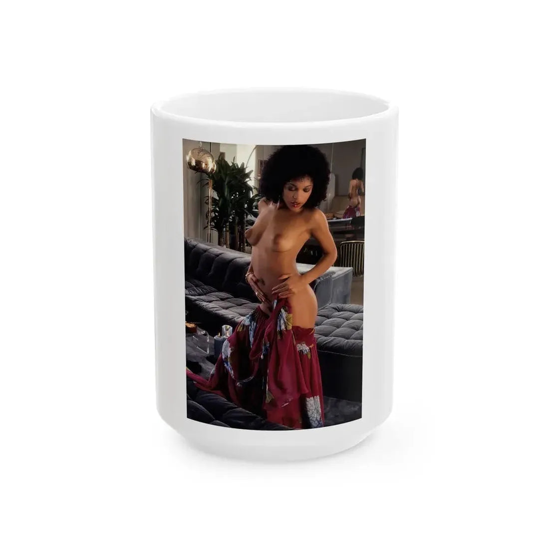 Ola Ray #52 (Vintage Female Icon) White Coffee Mug 15oz - Go Mug Yourself
