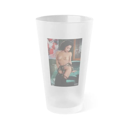 Ola Ray #54 (Vintage Female Icon) Frosted Pint Glass 16oz 16oz Frosted - Go Mug Yourself