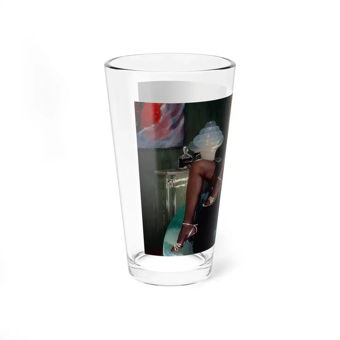 Ola Ray #55 (Vintage Female Icon) Pint Glass 16oz - Go Mug Yourself