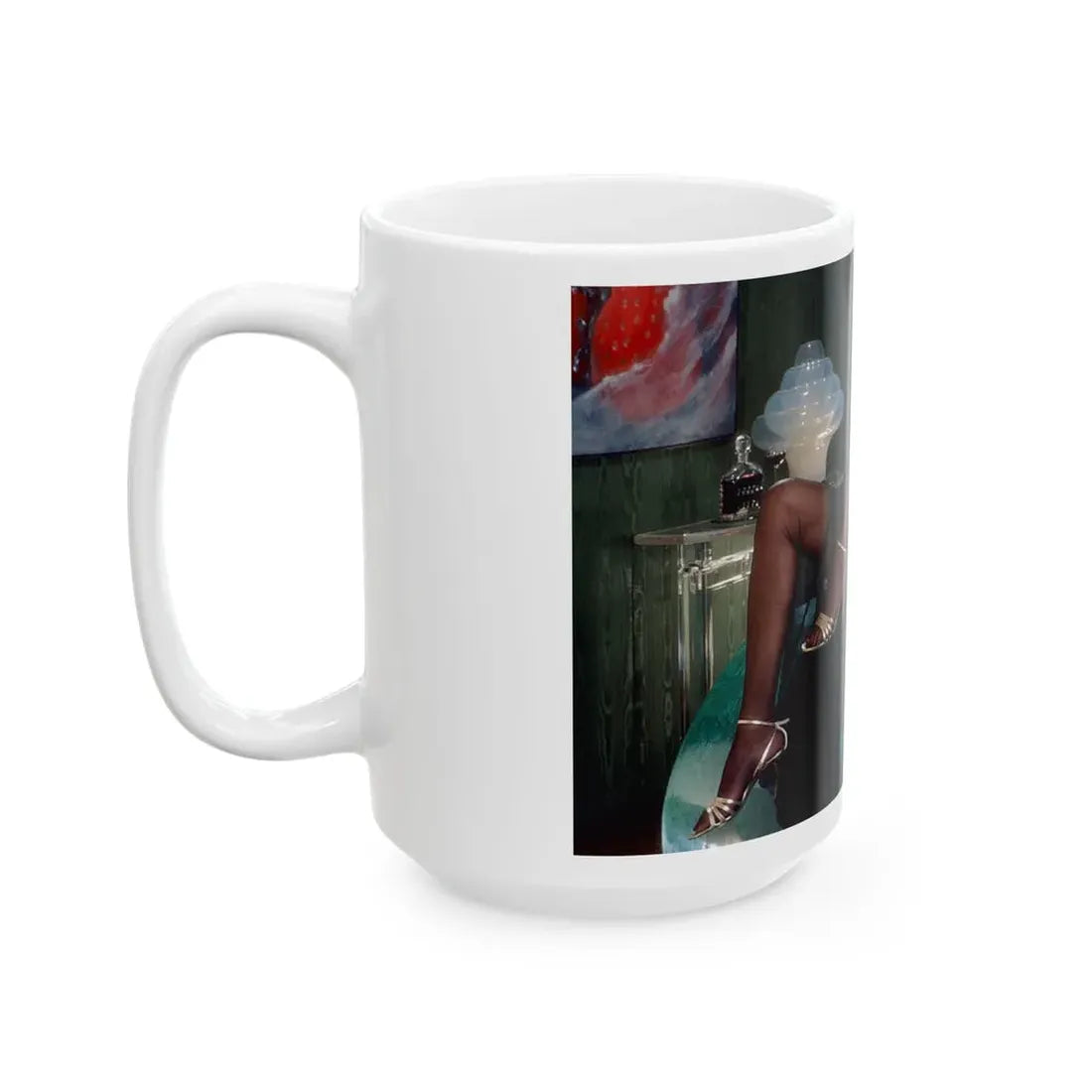 Ola Ray #55 (Vintage Female Icon) White Coffee Mug - Go Mug Yourself