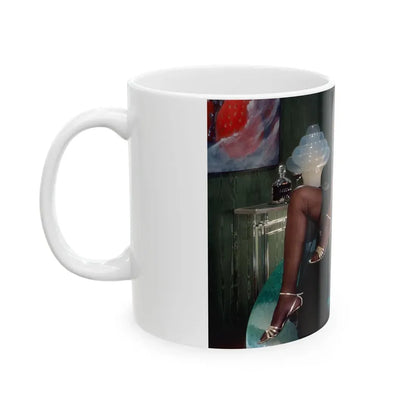 Ola Ray #55 (Vintage Female Icon) White Coffee Mug - Go Mug Yourself
