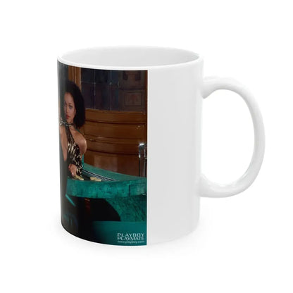 Ola Ray #55 (Vintage Female Icon) White Coffee Mug - Go Mug Yourself