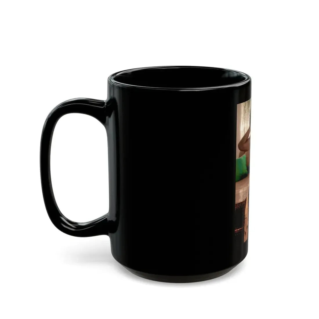 Ola Ray #58 (Vintage Female Icon) Black Coffee Mug - Go Mug Yourself