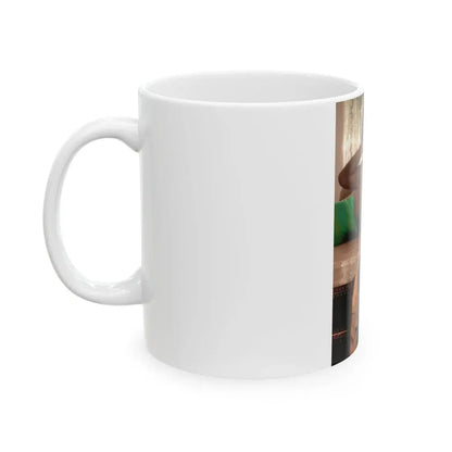 Ola Ray #58 (Vintage Female Icon) White Coffee Mug - Go Mug Yourself