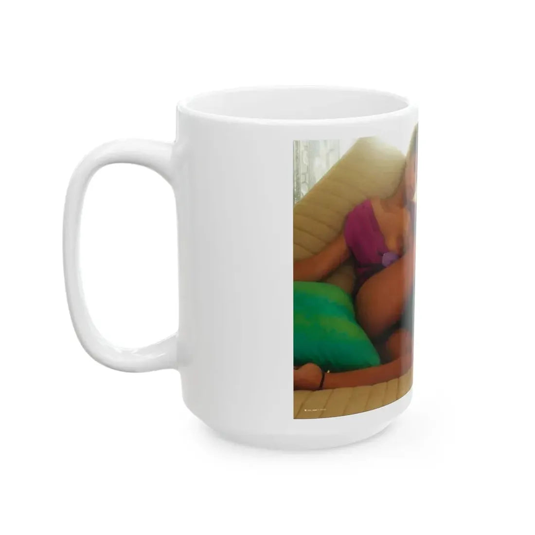 Ola Ray #63 (Vintage Female Icon) White Coffee Mug - Go Mug Yourself