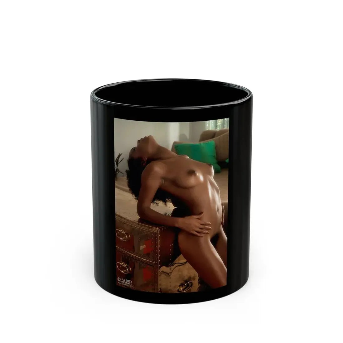 Ola Ray #64 (Vintage Female Icon) Black Coffee Mug 11oz - Go Mug Yourself