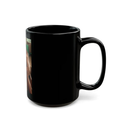 Ola Ray #64 (Vintage Female Icon) Black Coffee Mug-Go Mug Yourself