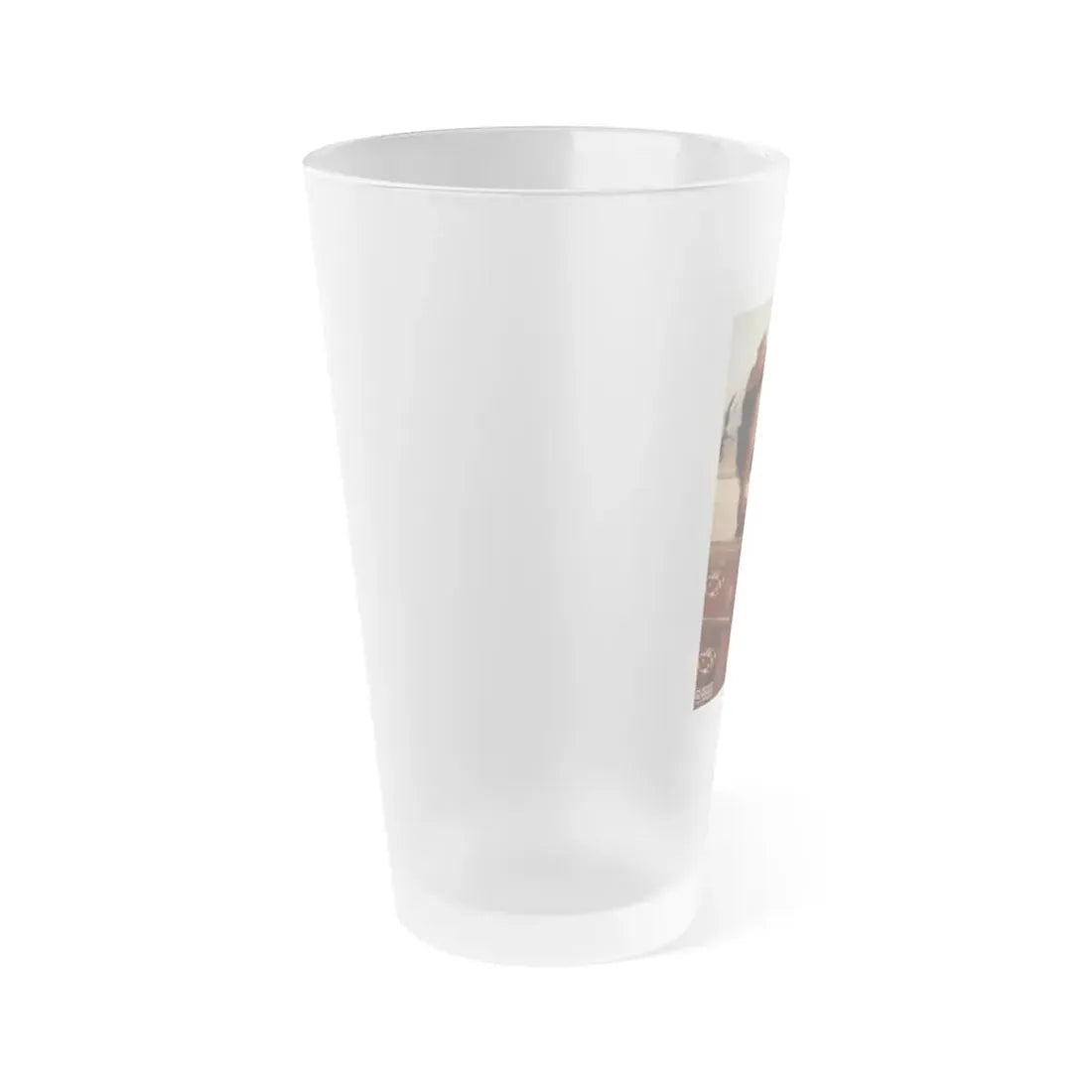 Ola Ray #64 (Vintage Female Icon) Frosted Pint Glass 16oz - Go Mug Yourself