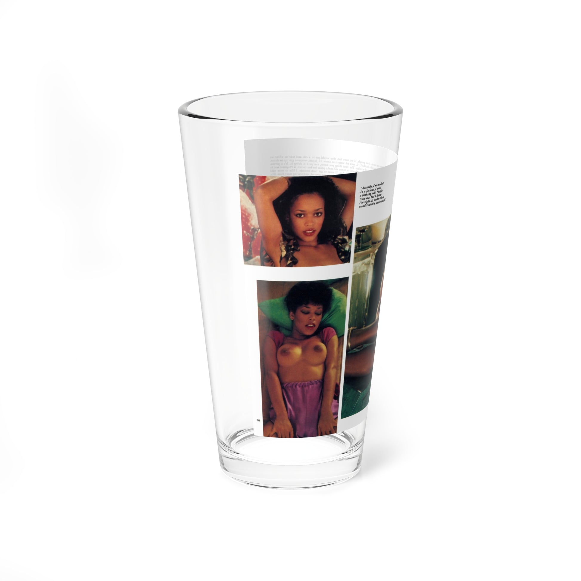 Ola Ray #66 (Vintage Female Icon) Pint Glass 16oz-Go Mug Yourself