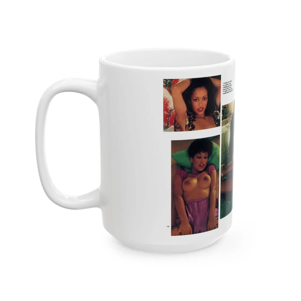 Ola Ray #66 (Vintage Female Icon) White Coffee Mug-Go Mug Yourself