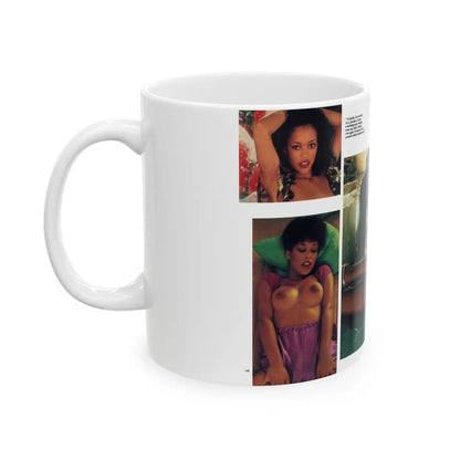 Ola Ray #66 (Vintage Female Icon) White Coffee Mug-Go Mug Yourself