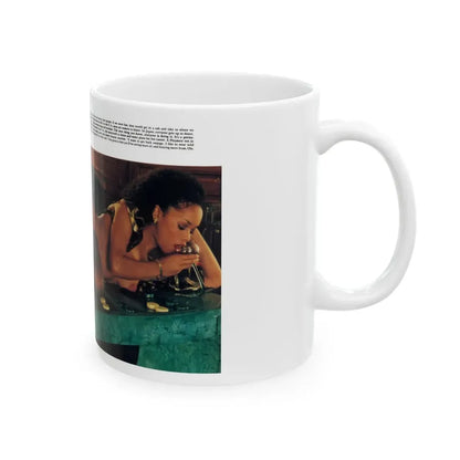 Ola Ray #66 (Vintage Female Icon) White Coffee Mug - Go Mug Yourself