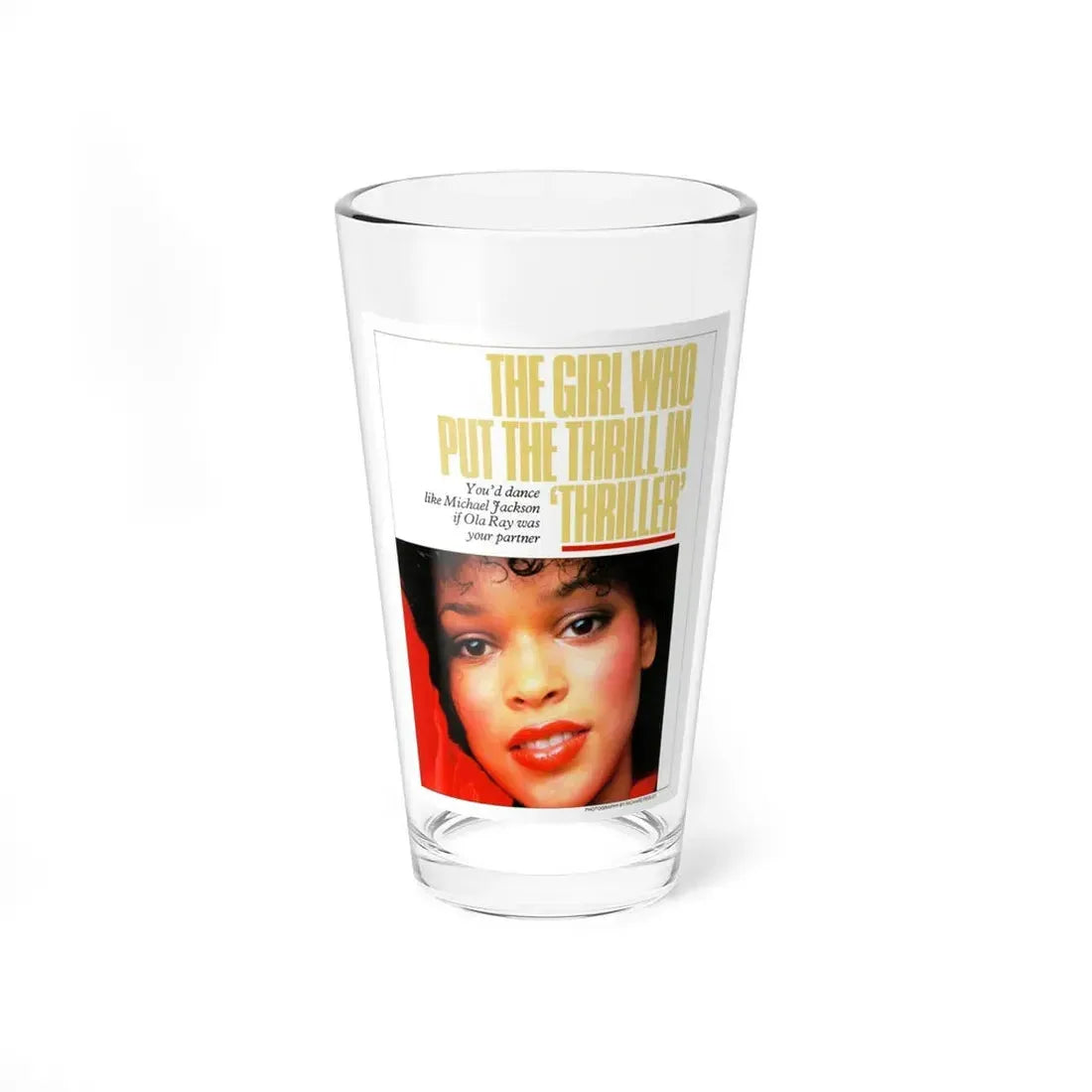 Ola Ray #70 (Vintage Female Icon) Pint Glass 16oz 16oz - Go Mug Yourself