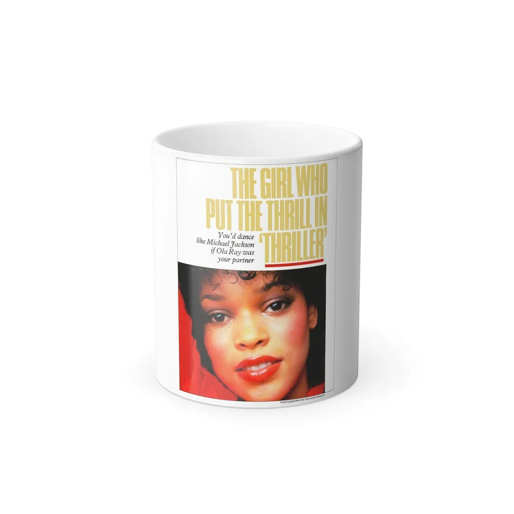 Ola Ray #70 (Vintage Female Icons) Color Changing Mug 11oz-11oz-Go Mug Yourself