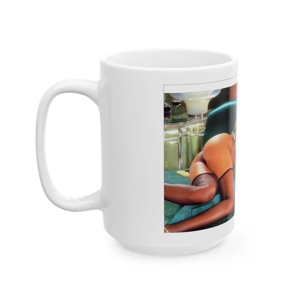 Ola Ray #71 (Vintage Female Icon) White Coffee Mug-Go Mug Yourself