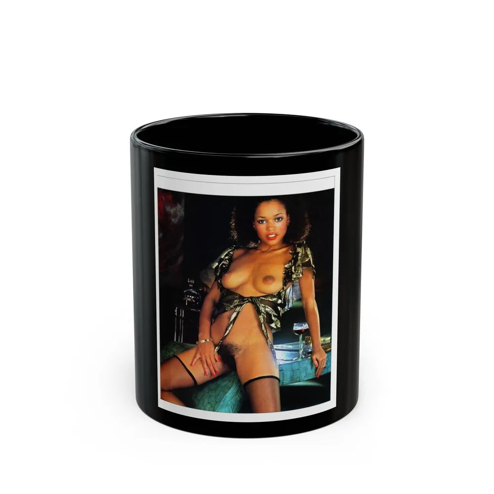 Ola Ray #72 (Vintage Female Icon) Black Coffee Mug-11oz-Go Mug Yourself