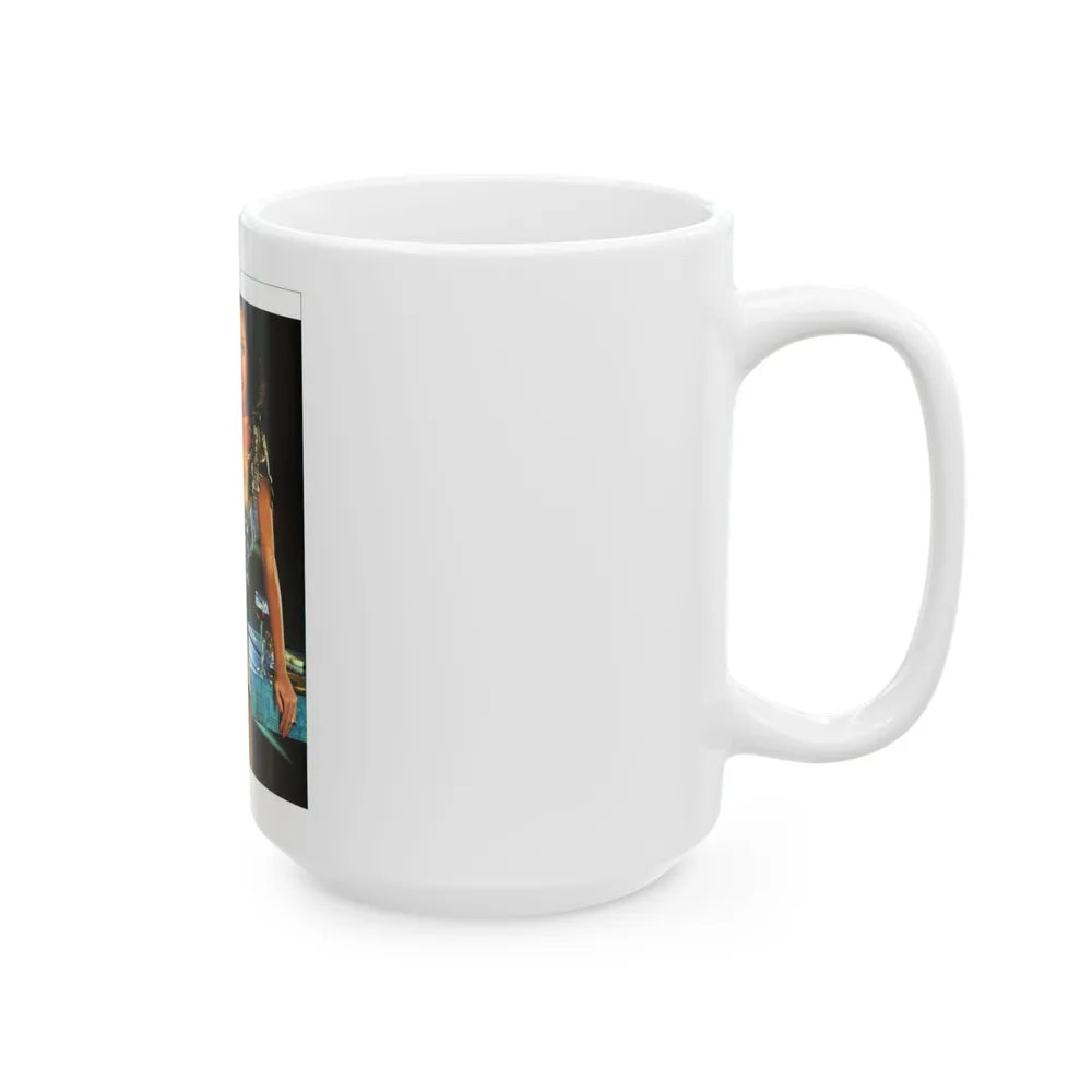 Ola Ray #72 (Vintage Female Icon) White Coffee Mug-Go Mug Yourself