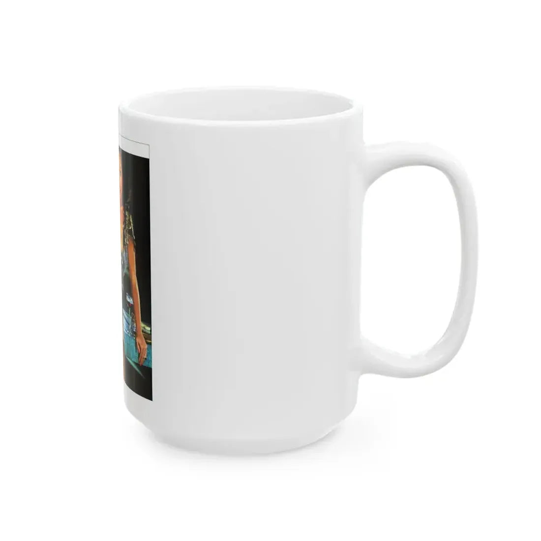 Ola Ray #72 (Vintage Female Icon) White Coffee Mug - Go Mug Yourself