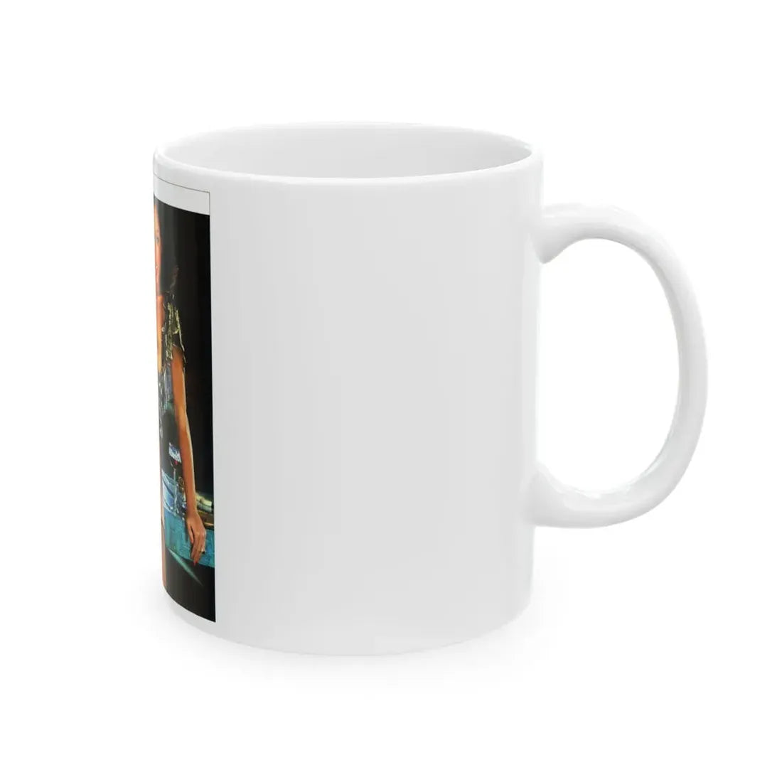Ola Ray #72 (Vintage Female Icon) White Coffee Mug - Go Mug Yourself
