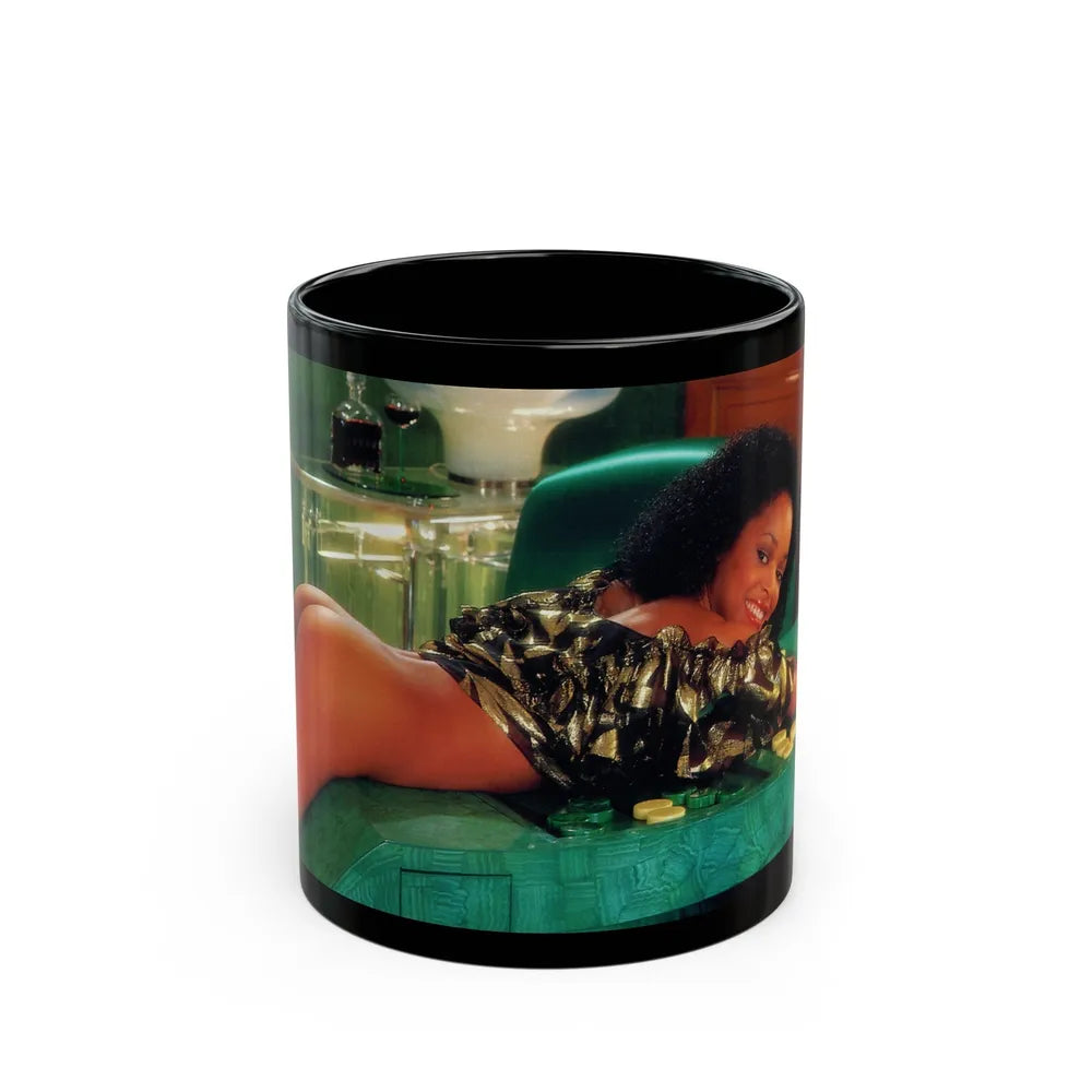 Ola Ray #73 (Vintage Female Icon) Black Coffee Mug-11oz-Go Mug Yourself