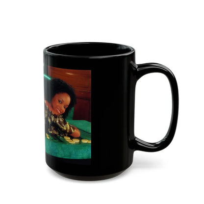 Ola Ray #73 (Vintage Female Icon) Black Coffee Mug-Go Mug Yourself