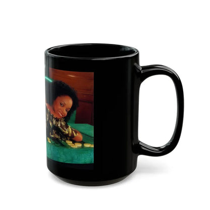 Ola Ray #73 (Vintage Female Icon) Black Coffee Mug - Go Mug Yourself