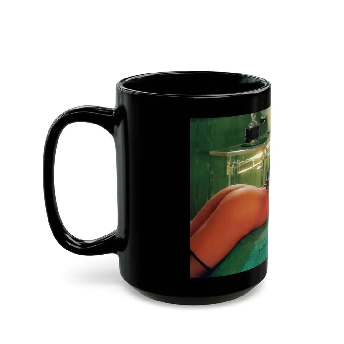 Ola Ray #73 (Vintage Female Icon) Black Coffee Mug - Go Mug Yourself