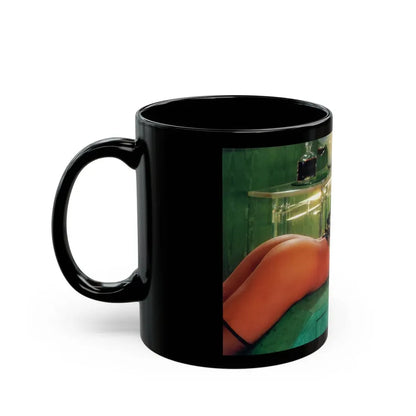 Ola Ray #73 (Vintage Female Icon) Black Coffee Mug - Go Mug Yourself