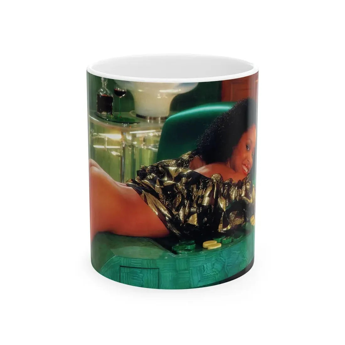 Ola Ray #73 (Vintage Female Icon) White Coffee Mug 11oz - Go Mug Yourself