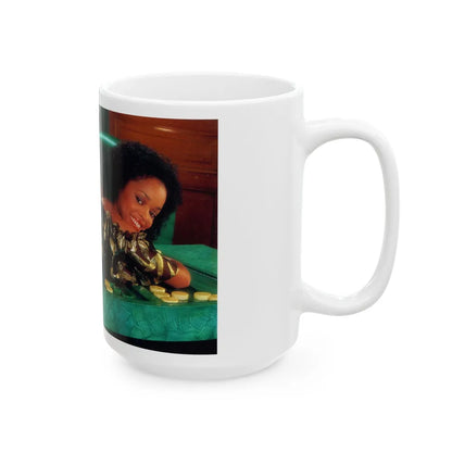 Ola Ray #73 (Vintage Female Icon) White Coffee Mug-Go Mug Yourself