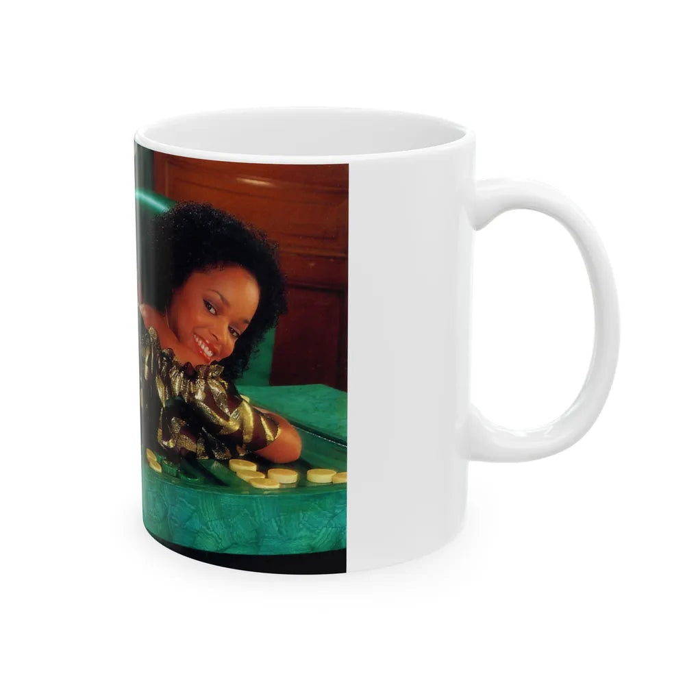 Ola Ray #73 (Vintage Female Icon) White Coffee Mug-Go Mug Yourself