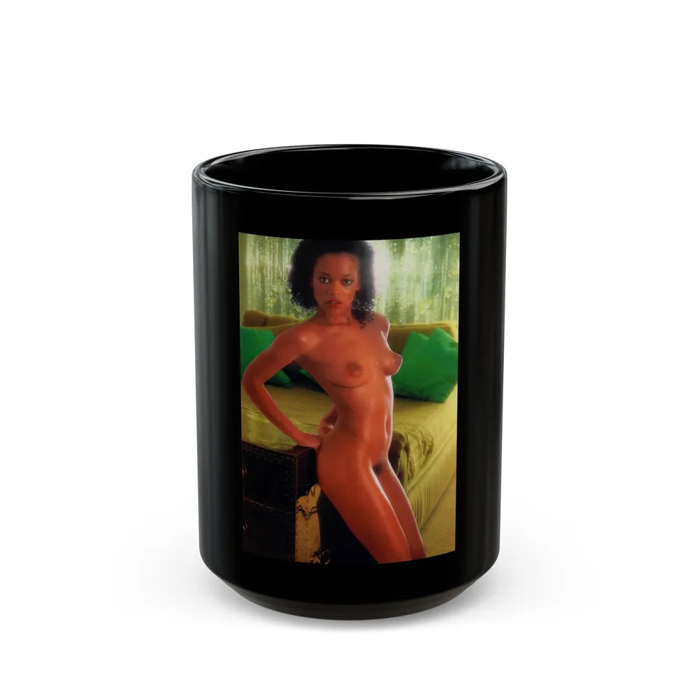 Ola Ray #74 (Vintage Female Icon) Black Coffee Mug-15oz-Go Mug Yourself