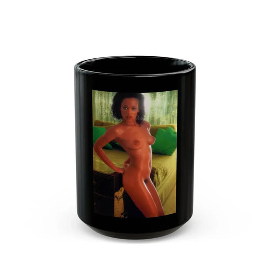 Ola Ray #74 (Vintage Female Icon) Black Coffee Mug 15oz - Go Mug Yourself