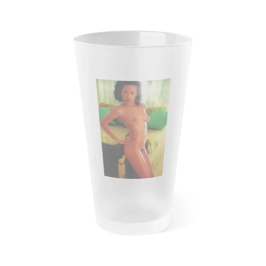 Ola Ray #74 (Vintage Female Icon) Frosted Pint Glass 16oz 16oz Frosted - Go Mug Yourself