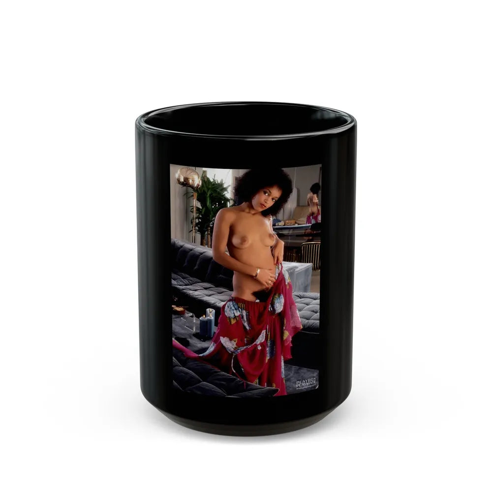 Ola Ray #76 (Vintage Female Icon) Black Coffee Mug-15oz-Go Mug Yourself