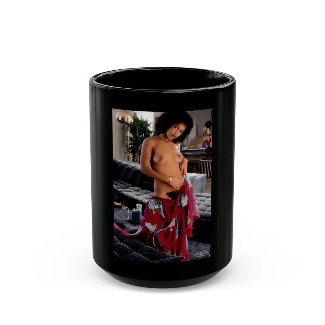 Ola Ray #76 (Vintage Female Icon) Black Coffee Mug 15oz - Go Mug Yourself
