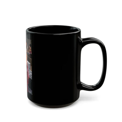 Ola Ray #76 (Vintage Female Icon) Black Coffee Mug-Go Mug Yourself