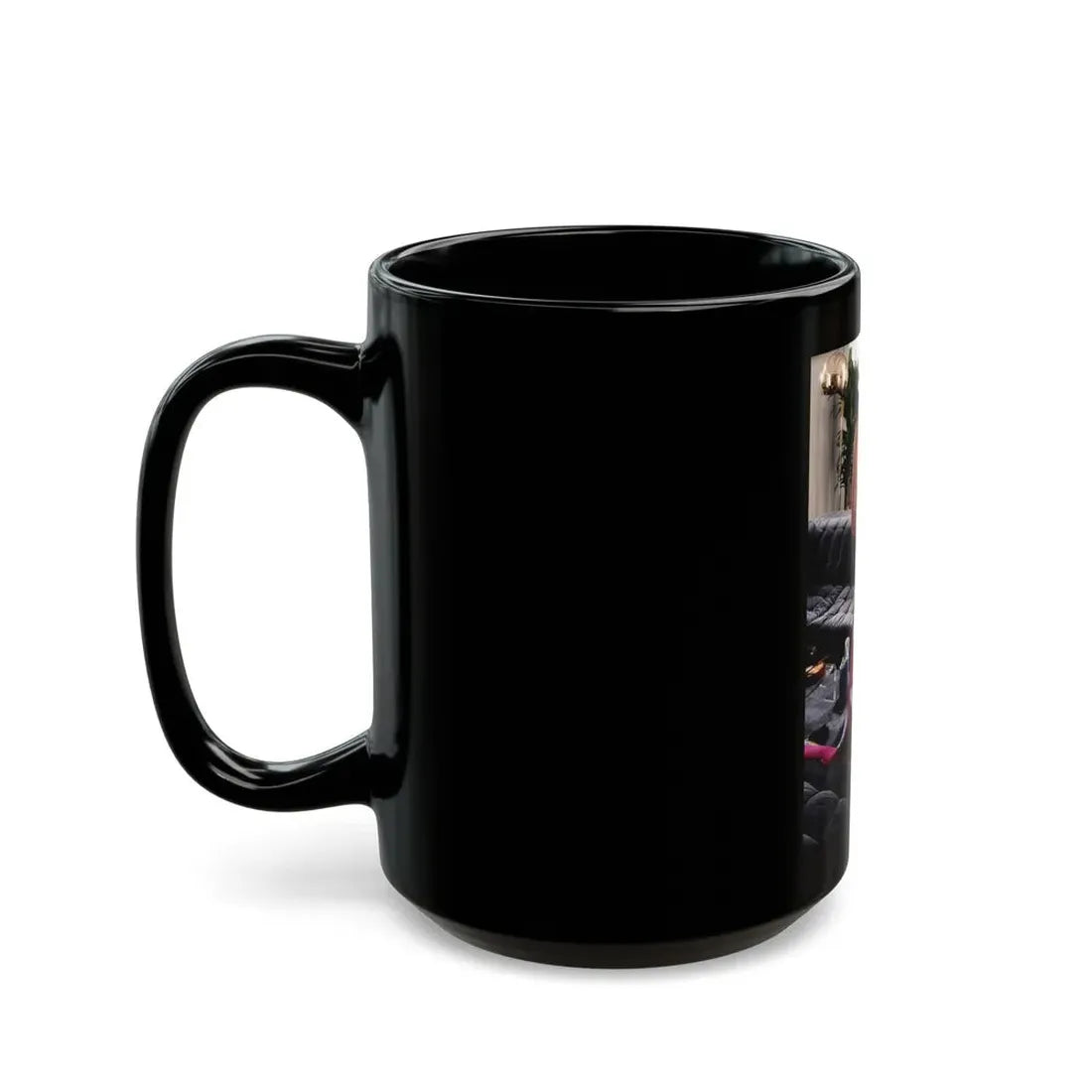 Ola Ray #76 (Vintage Female Icon) Black Coffee Mug - Go Mug Yourself
