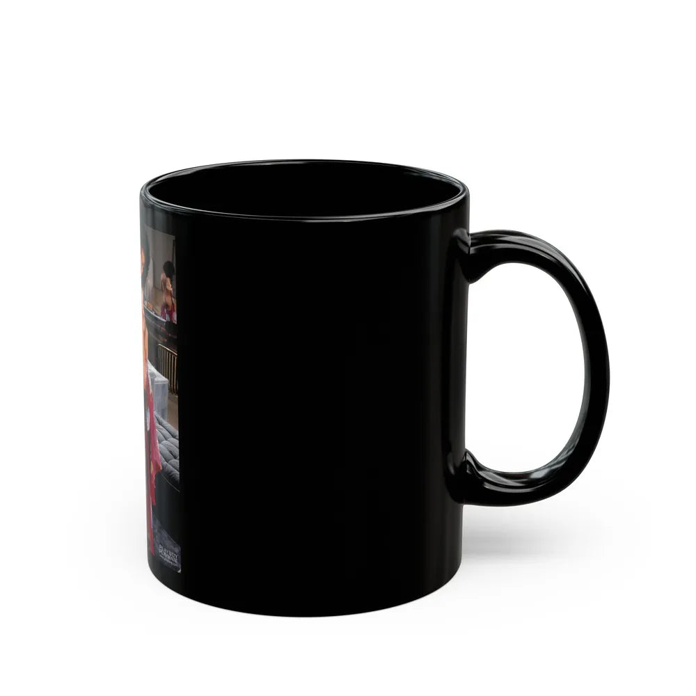 Ola Ray #76 (Vintage Female Icon) Black Coffee Mug-Go Mug Yourself