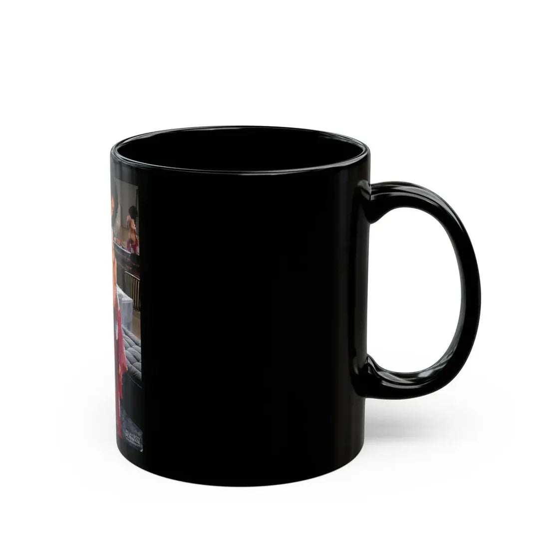 Ola Ray #76 (Vintage Female Icon) Black Coffee Mug - Go Mug Yourself