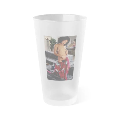 Ola Ray #76 (Vintage Female Icon) Frosted Pint Glass 16oz 16oz Frosted - Go Mug Yourself