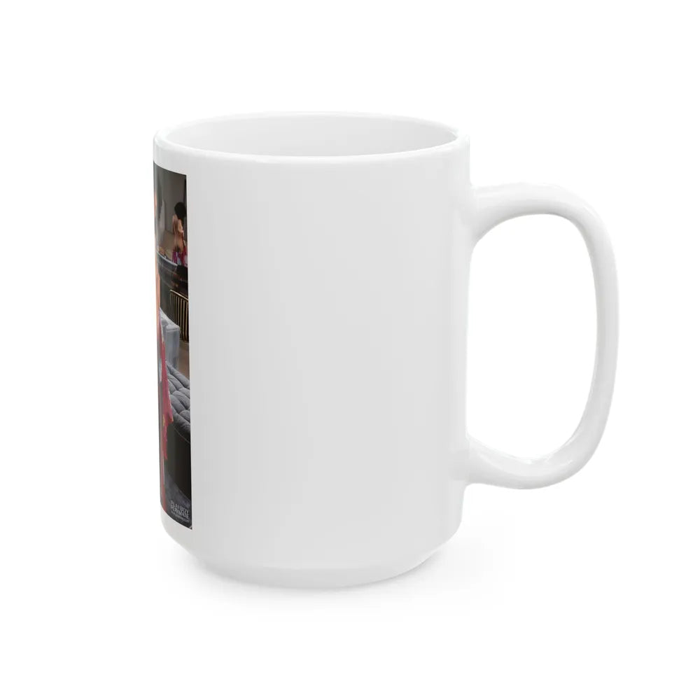 Ola Ray #76 (Vintage Female Icon) White Coffee Mug-Go Mug Yourself