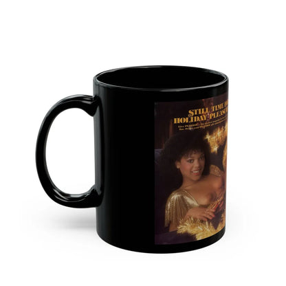 Ola Ray #80 (Vintage Female Icon) Black Coffee Mug-Go Mug Yourself