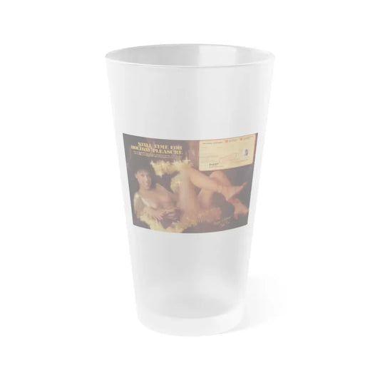 Ola Ray #80 (Vintage Female Icon) Frosted Pint Glass 16oz 16oz Frosted - Go Mug Yourself